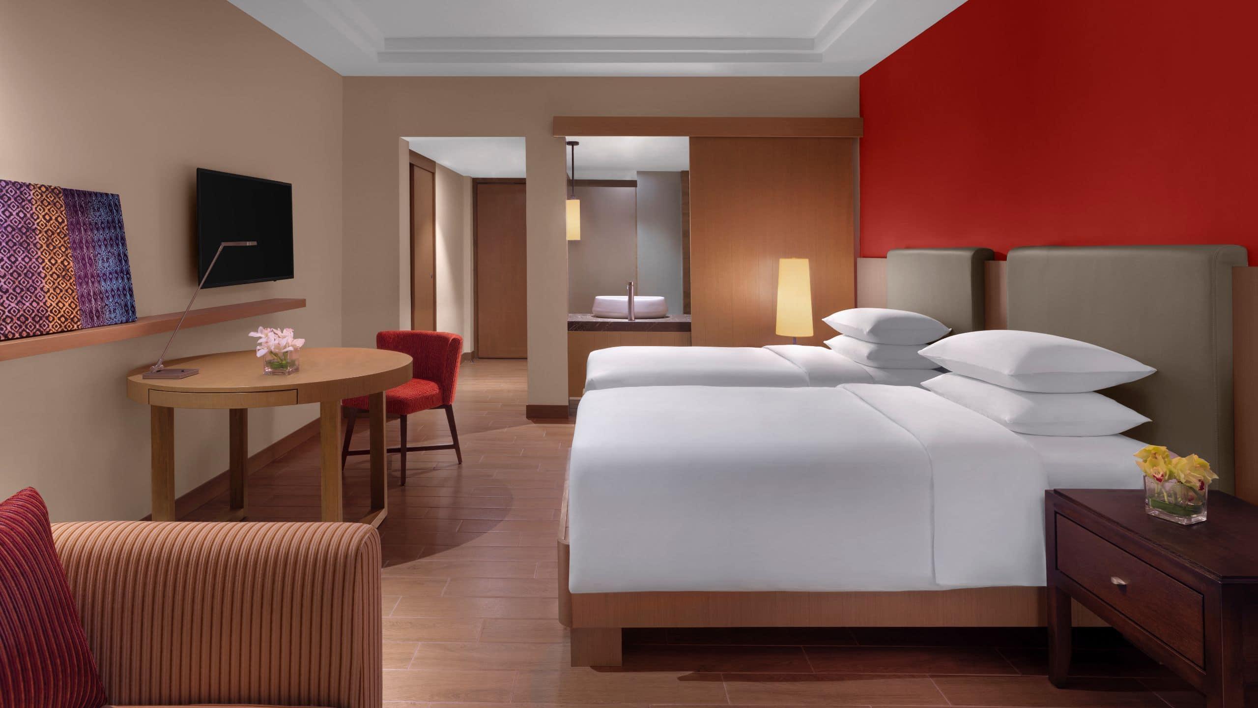 하얏트 리젠시 콴탄 리조트 외부 사진 A typical room at the hotel